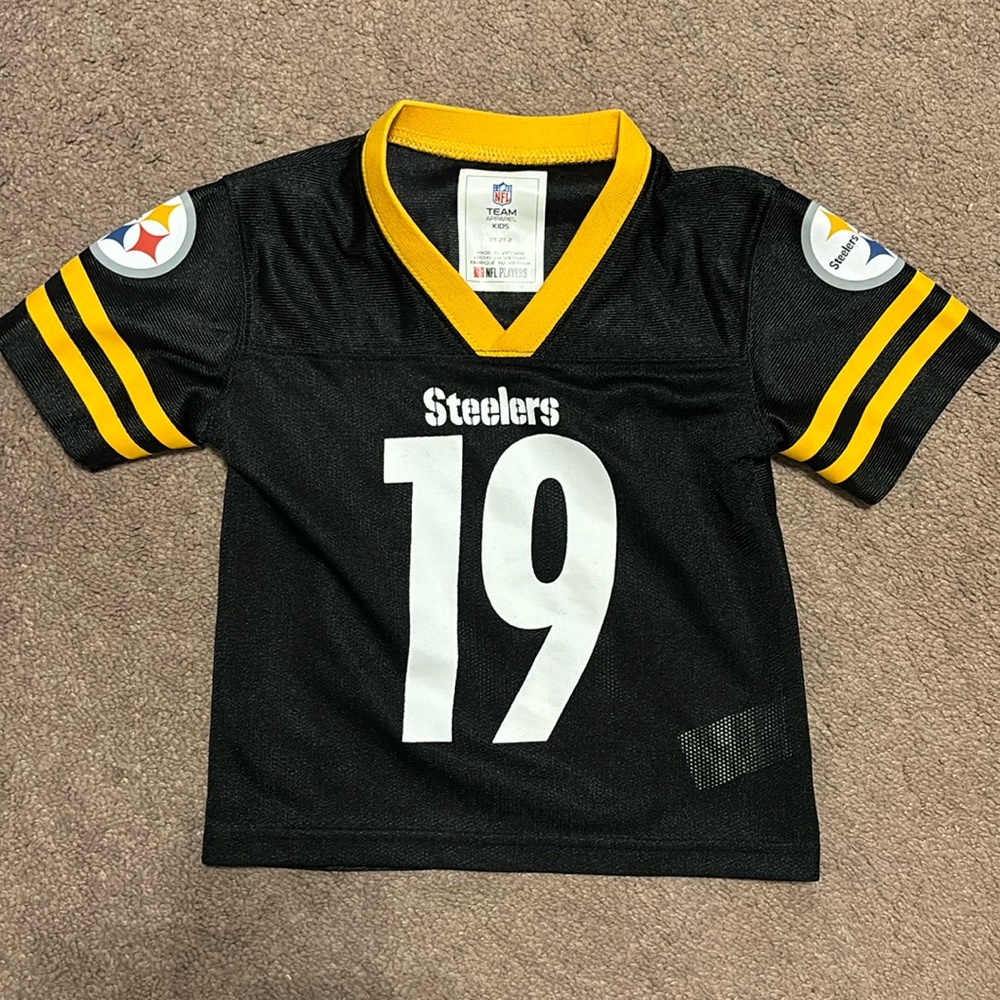 NFL Pittsburgh Steelers 2T kids short sleeve jersey, toddler Halloween costume